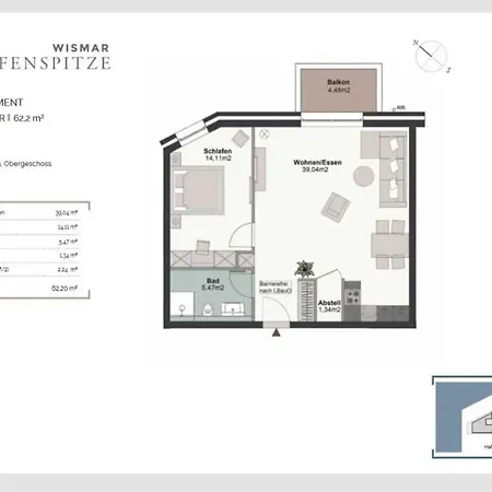 Hafenspitze App 31 Appartamento Wißmar